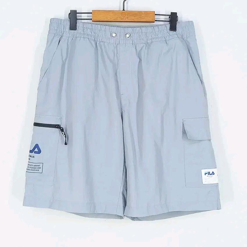 휠라 남성 나일론 밴딩반바지 블루그레이87(XL) (HU39641) 2