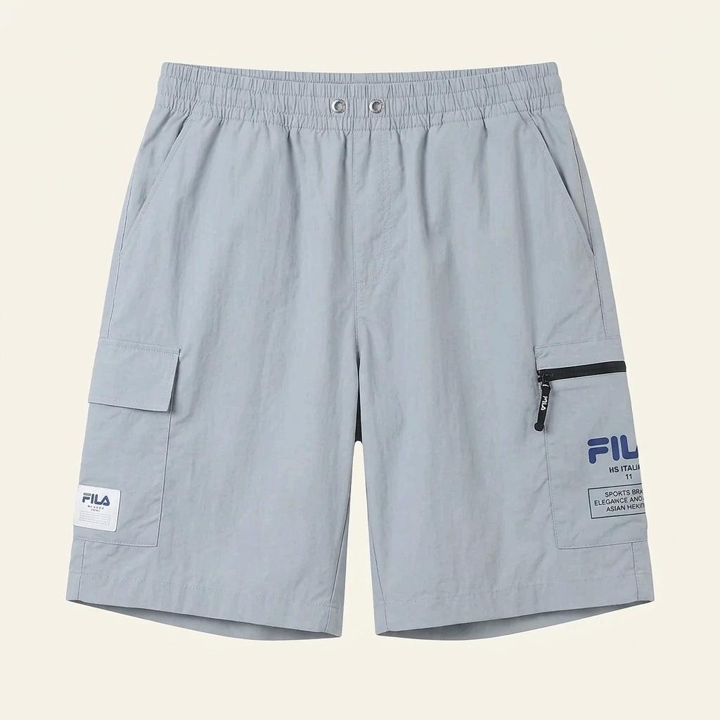 휠라 남성 나일론 밴딩반바지 블루그레이87(XL) (HU39641) 1