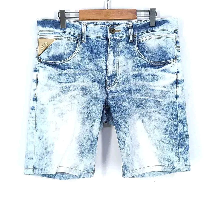 HCO1922 남성 돌청 스판끼 데님반바지 연청L (HU39645) 2