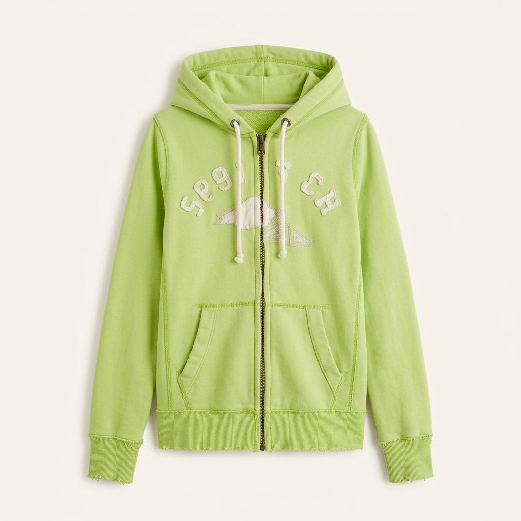 아베크롬비 A&F 1892 이치로고 윙드풋 데미지 후드집업 H3135 1
