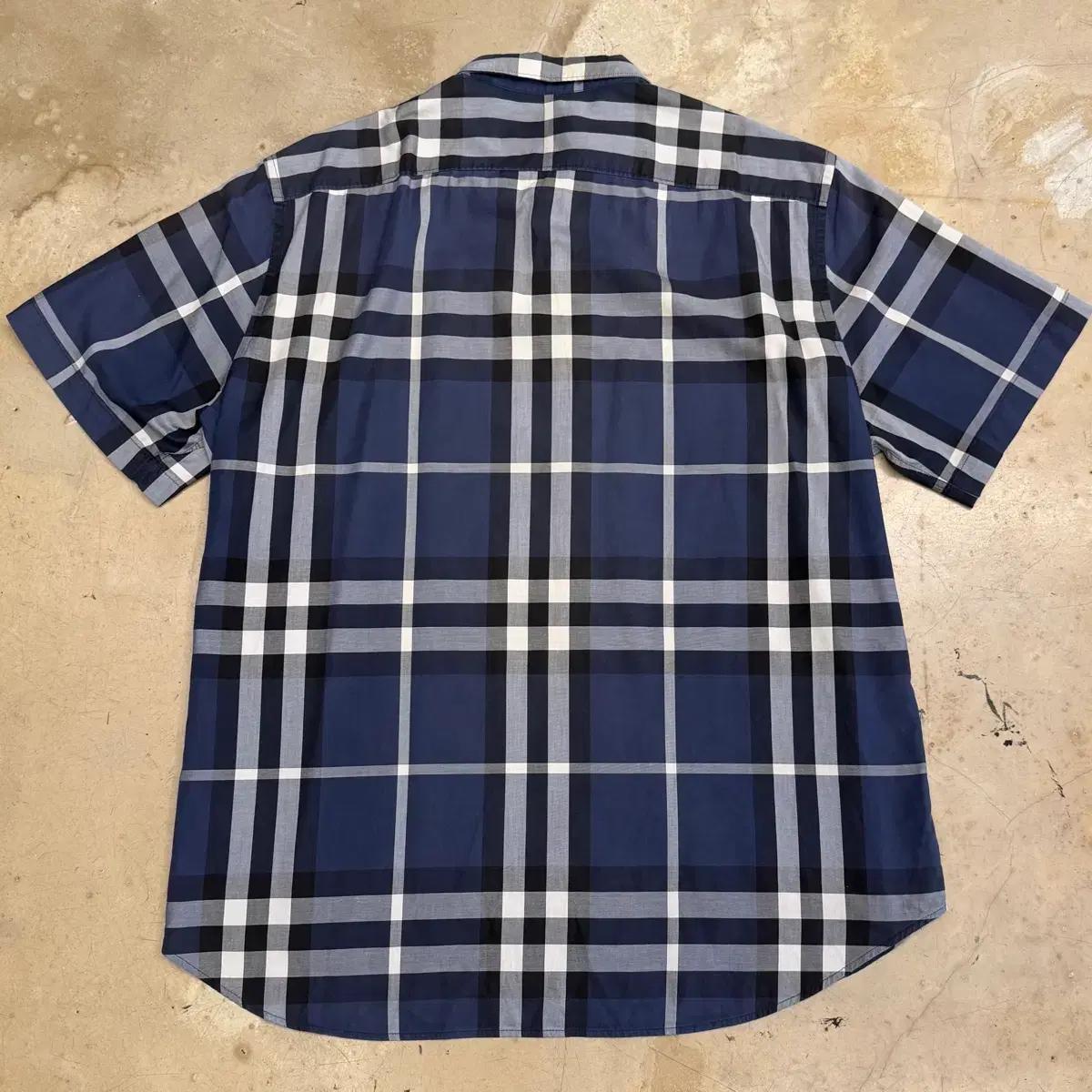 XL 버버리 체크 남방 셔츠 4