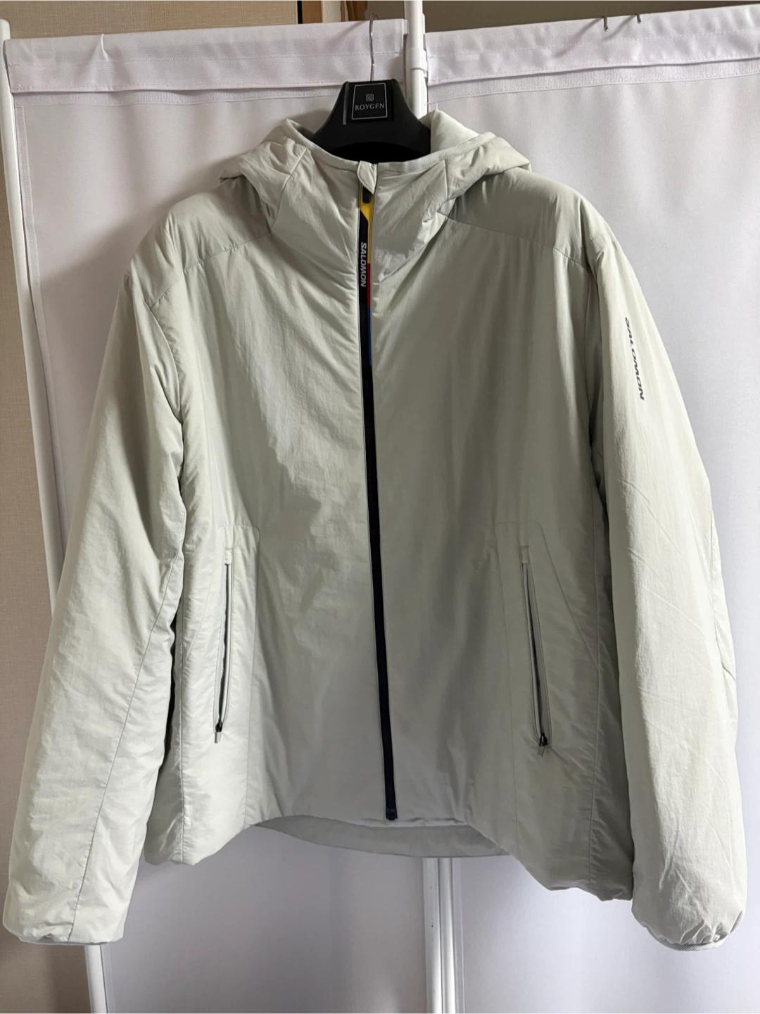 살로몬 모디세이 패딩 자켓 라이트 그레이 3XL 2