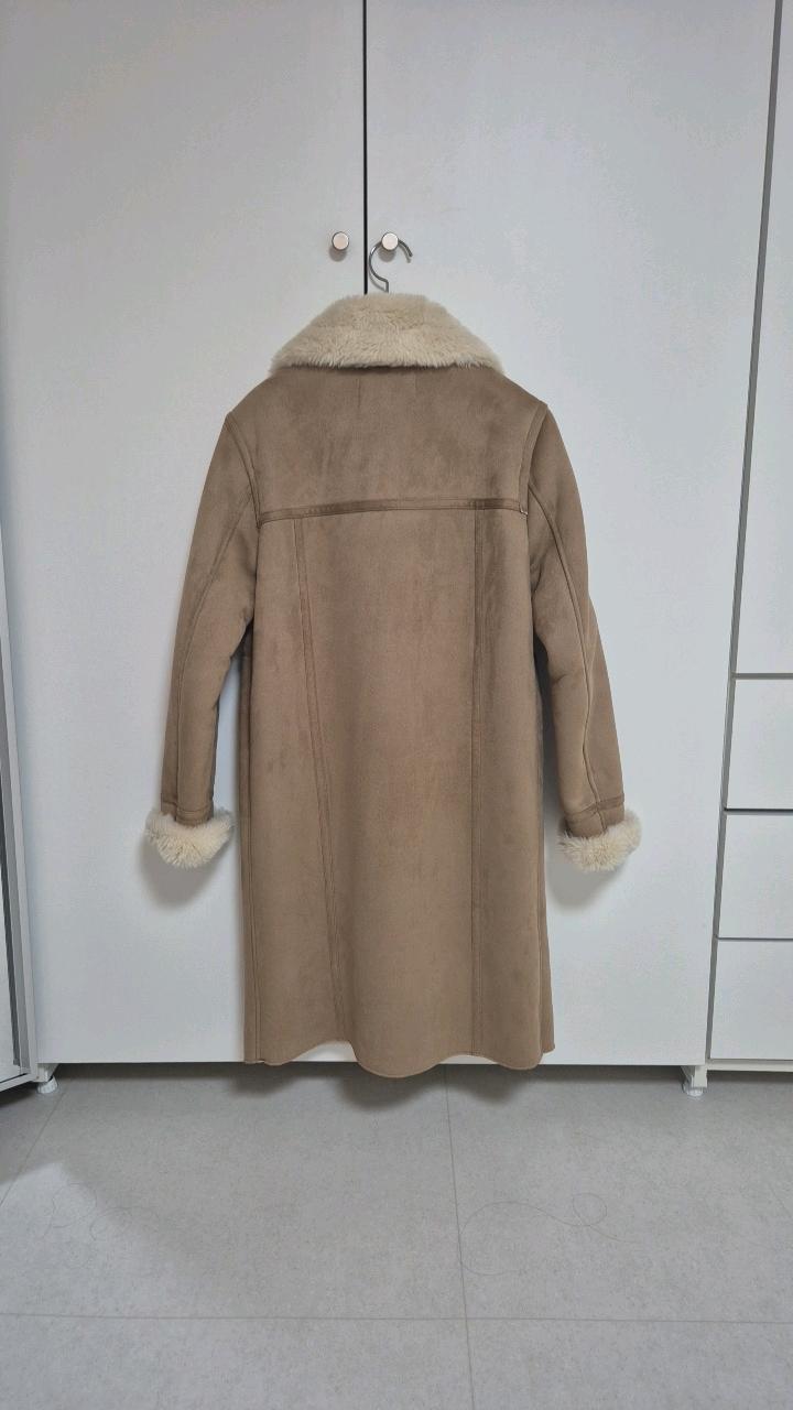 자라 여성 롱 무스탕 코트  XS 4