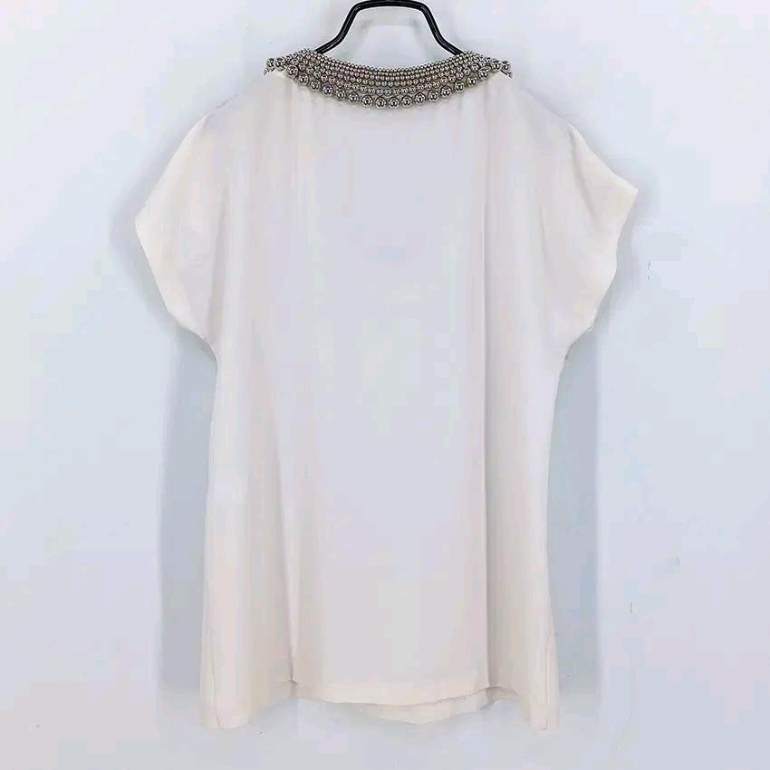 다이앤본퍼스텐버그 여성 비즈블라우스 연베이지P (HU45313) 3