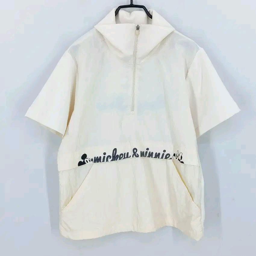 디즈니 여성 춘하 반집업 반팔티 연베이지90 (HU45319) 2