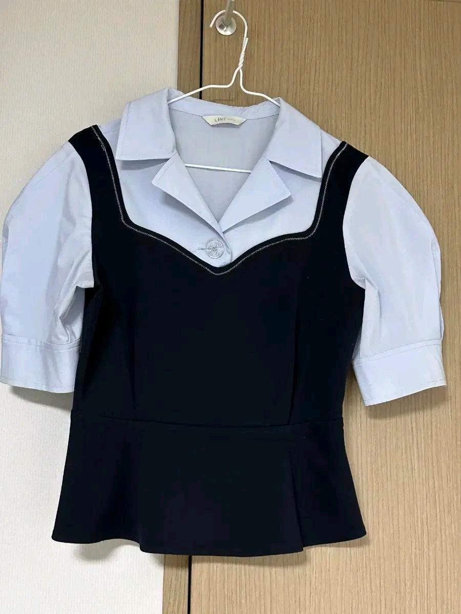 라인에디션 뷔스티에 블라우스 NWBLLE08 55사이즈 4