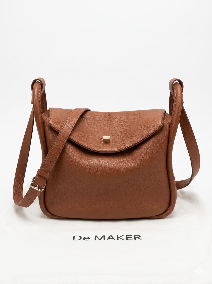 드메이커 Dilly bag 가죽 숄더백 카라멜 카페 2
