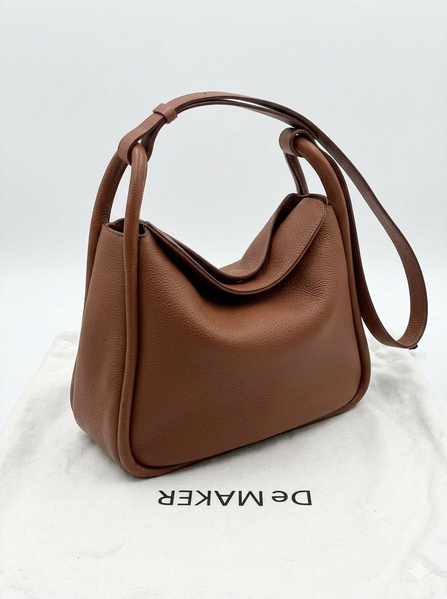 드메이커 Dilly bag 가죽 숄더백 카라멜 카페 6