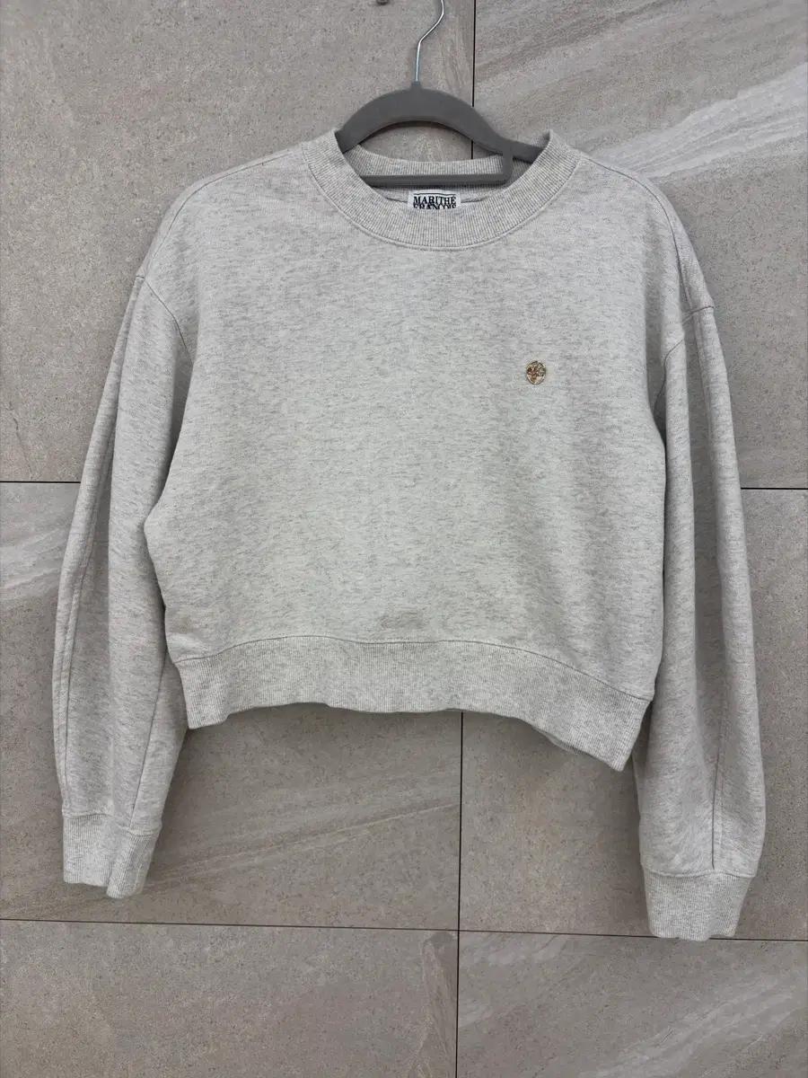 마리떼프랑소와저버 크롭 스웻셔츠 W CIRCLE LOGO CROP SWE 6