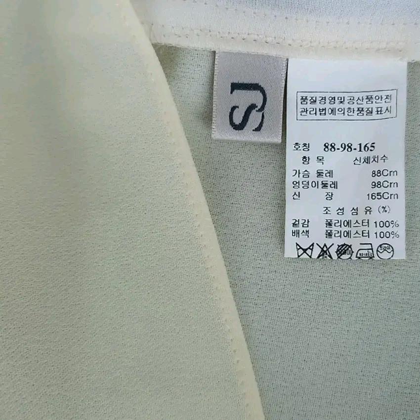 SJSJ 여성 여름 뒤블랙이중 반팔블라우스 크림88-165 HU45349 5