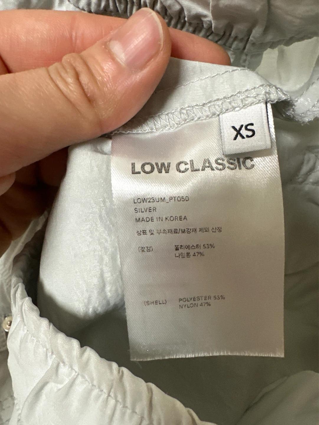 로우클래식 실버 카고 스트링 팬츠 XS 4