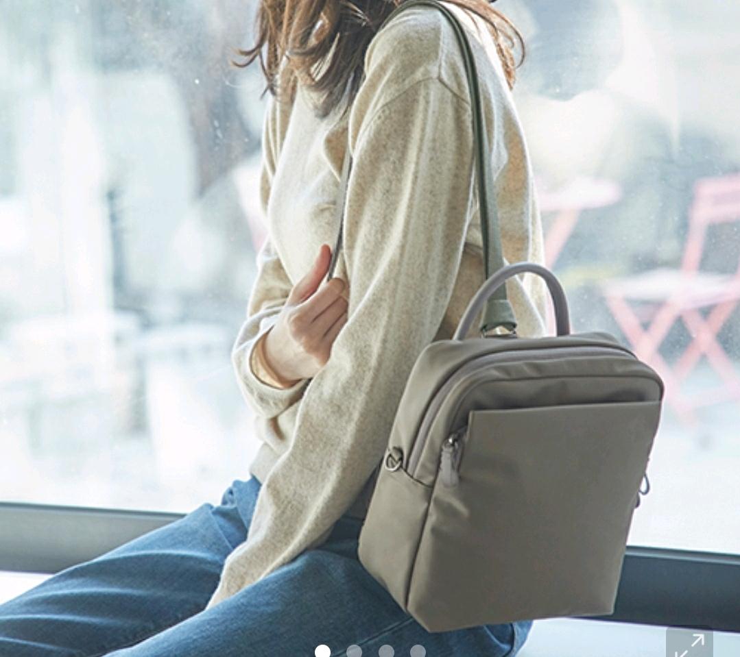 아이띵소 나일론 3way 숄더백 백팩 카키베이지 5