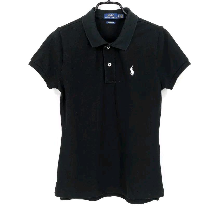 폴로랄프로렌 여성 여름 자수 슬림카라반팔티 블랙XS(HU45393) 2