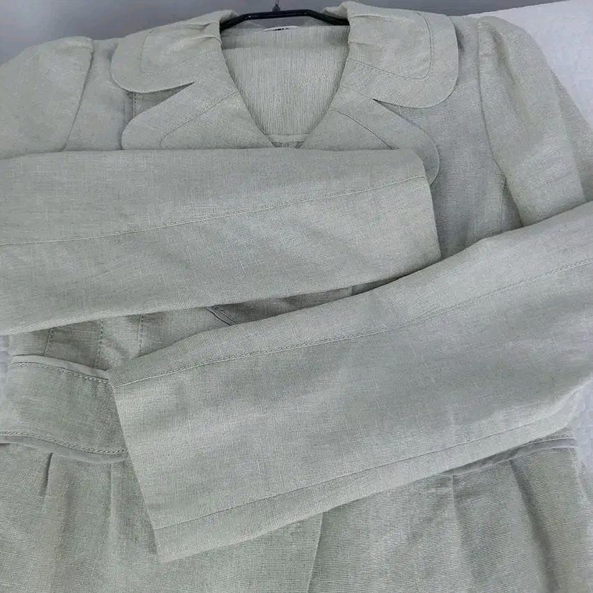 온앤온 여성 프릴카라 마혼방 썸머자켓 펄베이지82 (HU12927) 6