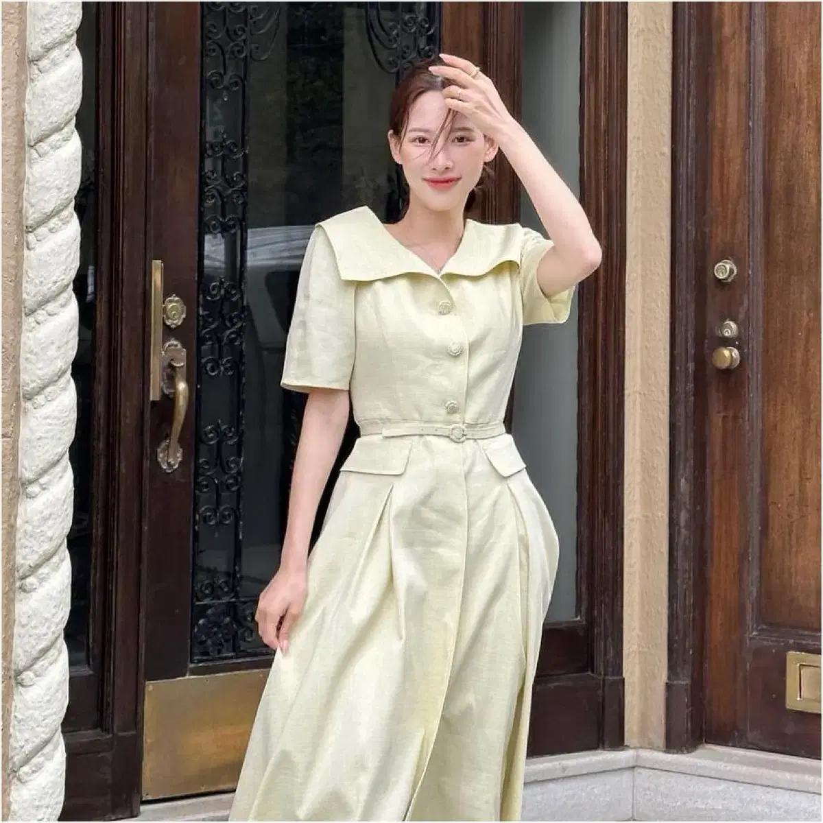 온앤온 원피스 Fit And Flared Silhouette Dress 2