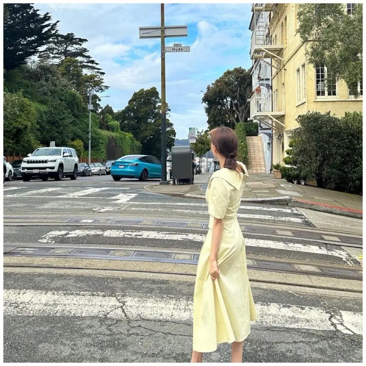 온앤온 원피스 Fit And Flared Silhouette Dress 5