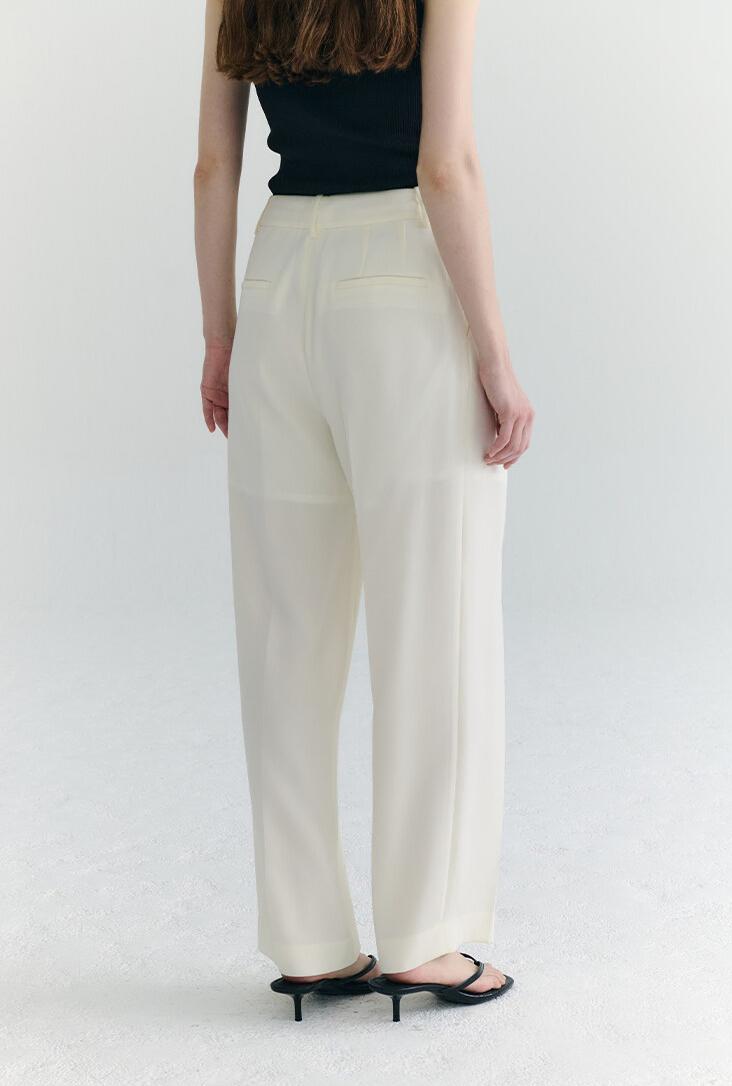 프론트로우 Pleated Semi-Wide Trousers 슬랙스 7
