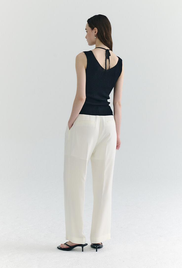 프론트로우 Pleated Semi-Wide Trousers 슬랙스 5