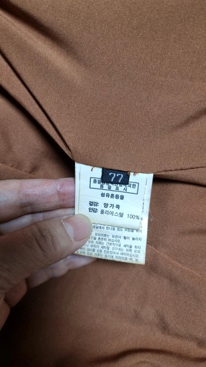 새상품ㆍ착용1회ㆍ빈티지 카멜 레더 라이더 재킷 6