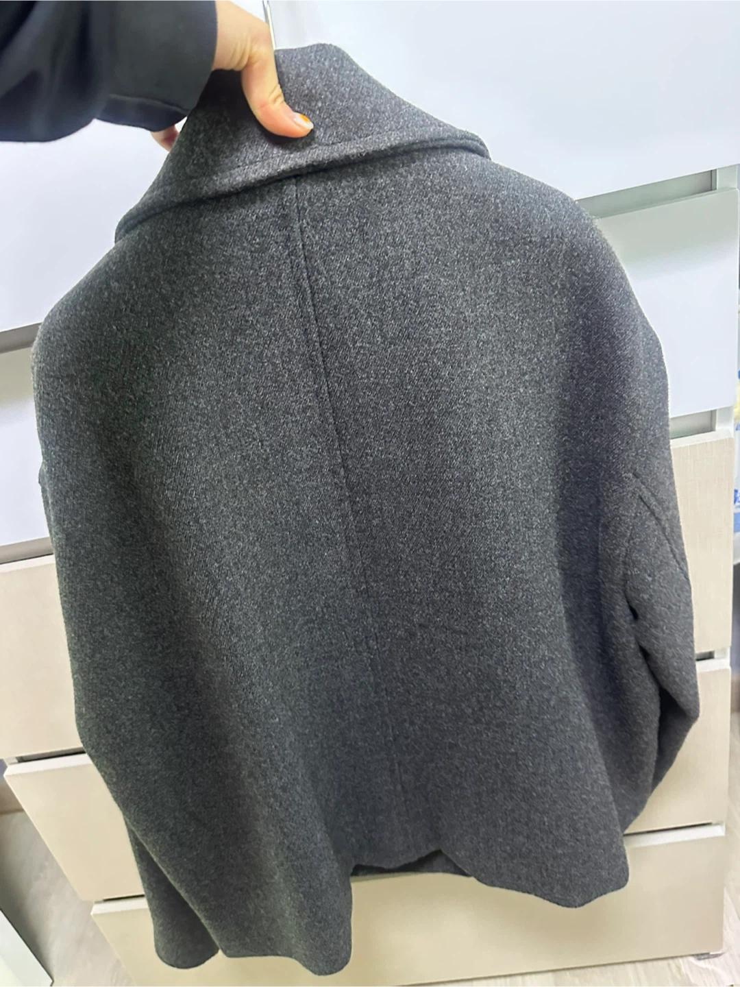 자라 더블 코트 회색 M 3