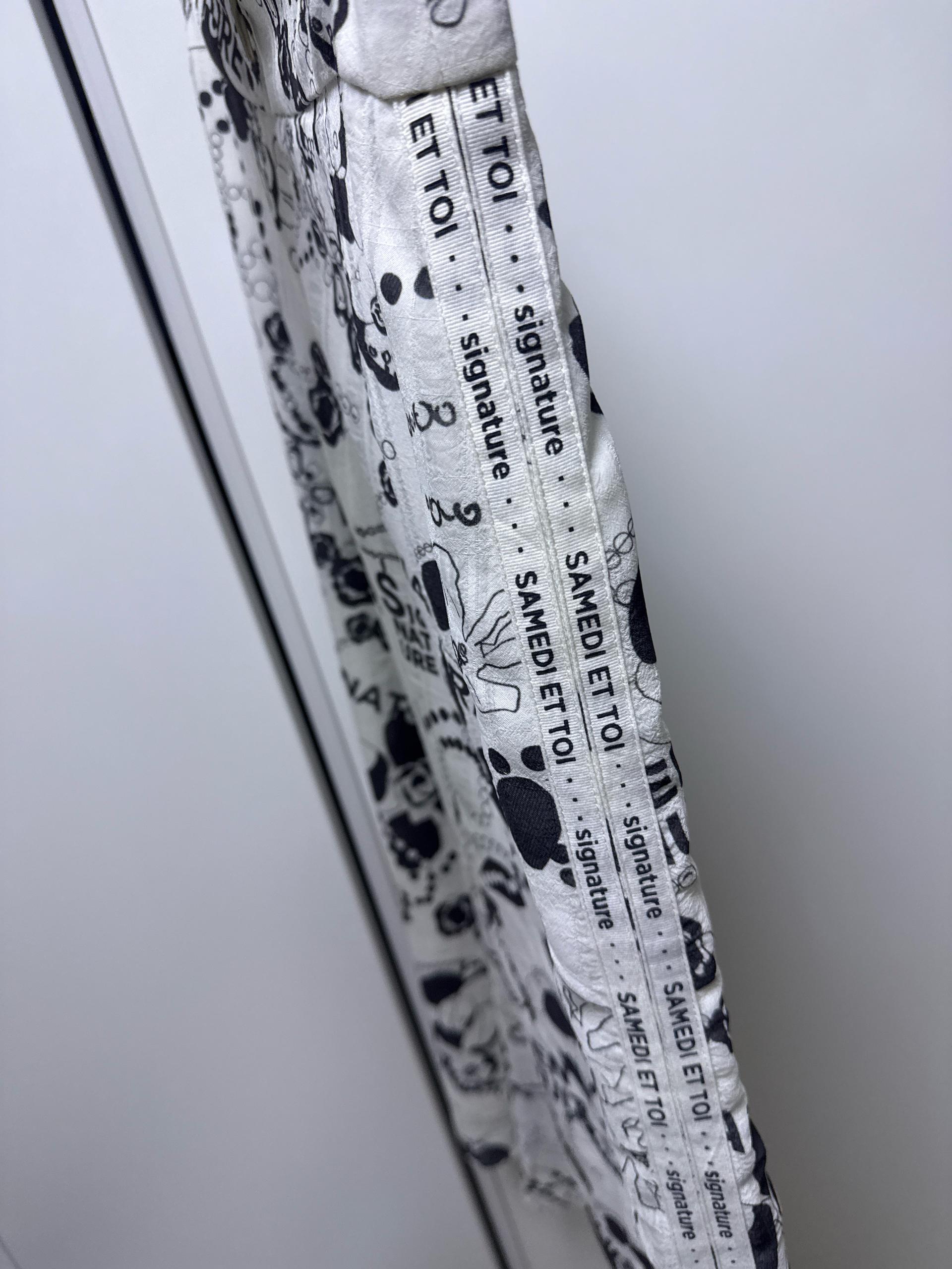 듀엘 그래픽 프린트 칼라 블라우스 스커트 세트 8