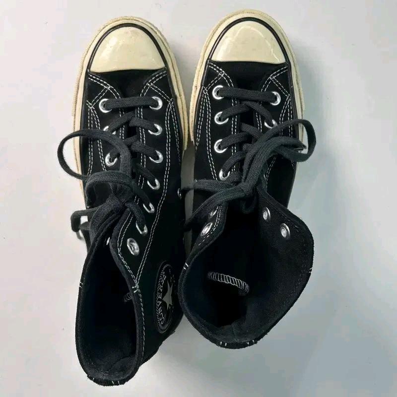 CONVERSE 하이탑 척테일러 70 시즈널 스웨이드 블랙 240 6