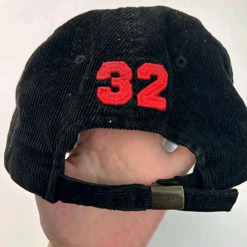 VON DUTCH 코튜로이 볼캡 블랙 6