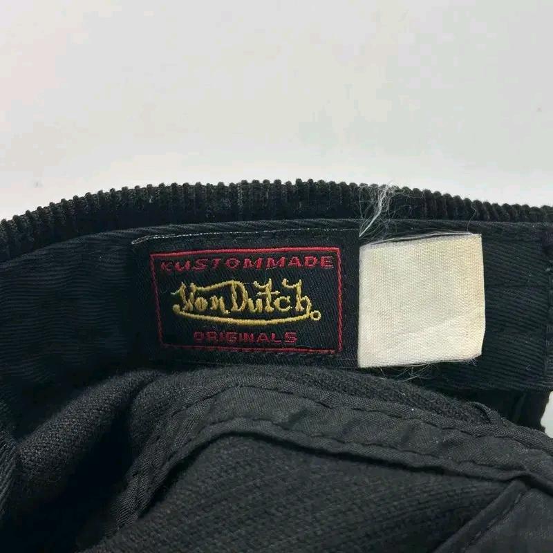 VON DUTCH 코튜로이 볼캡 블랙 9