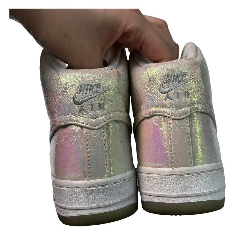NIKE 에어포스 1 하이탑 실버 메탈릭 스니커즈 230 7