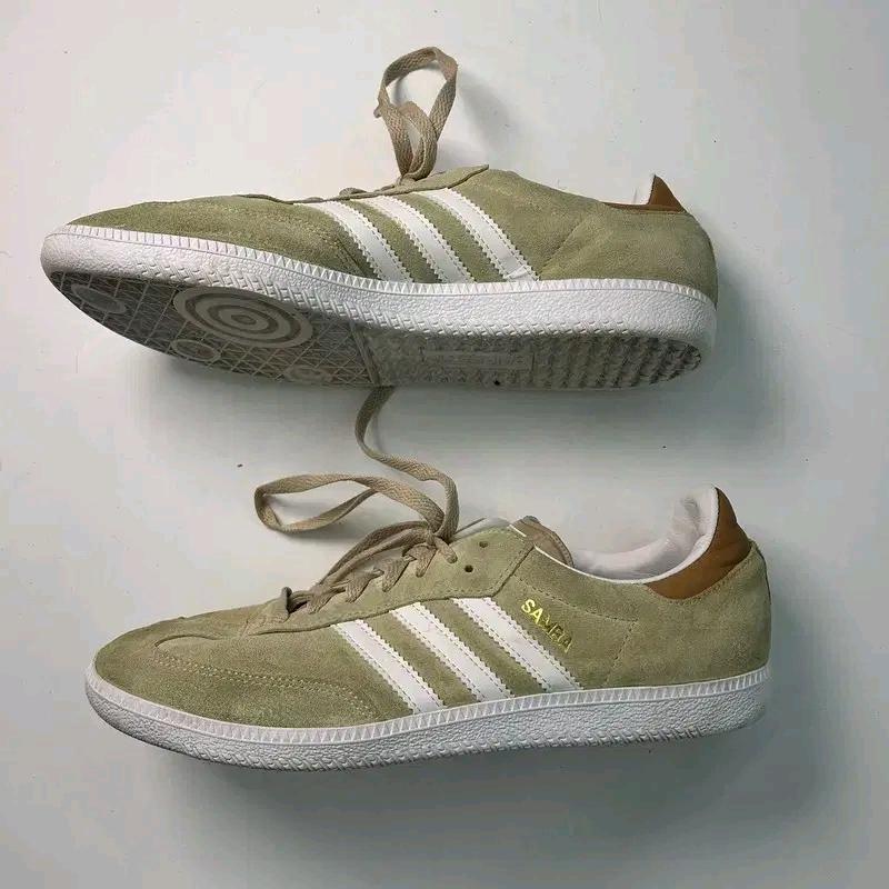 ADIDAS 삼바 스웨이드 베이지 스니커즈 265 3