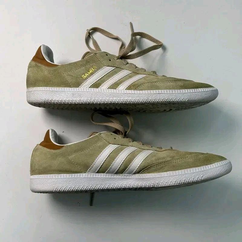 ADIDAS 삼바 스웨이드 베이지 스니커즈 265 4
