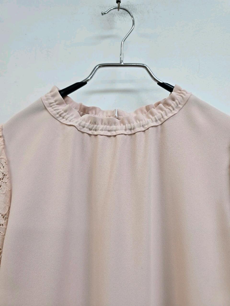 Bcbg 레이스벌룬소매 블라우스티 3