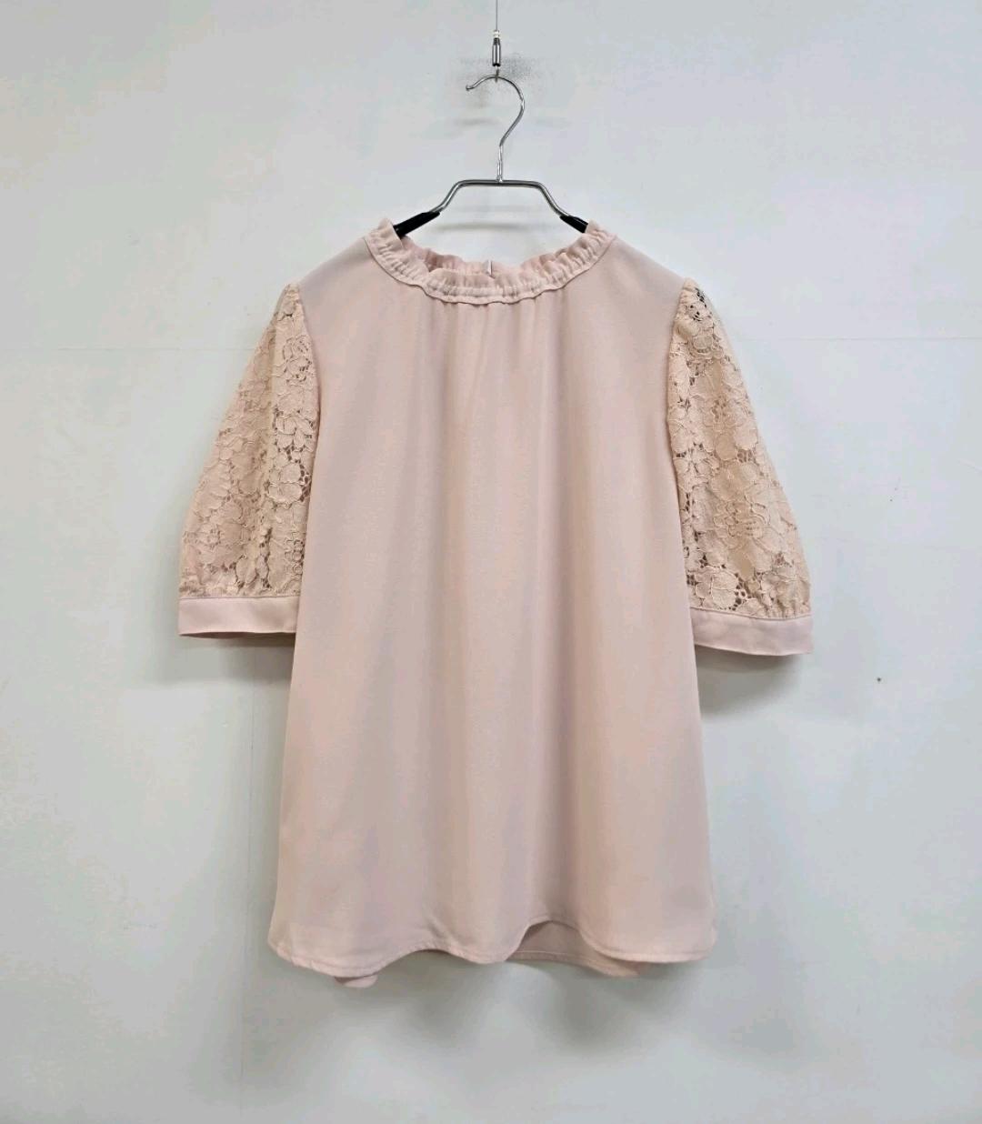 Bcbg 레이스벌룬소매 블라우스티 2