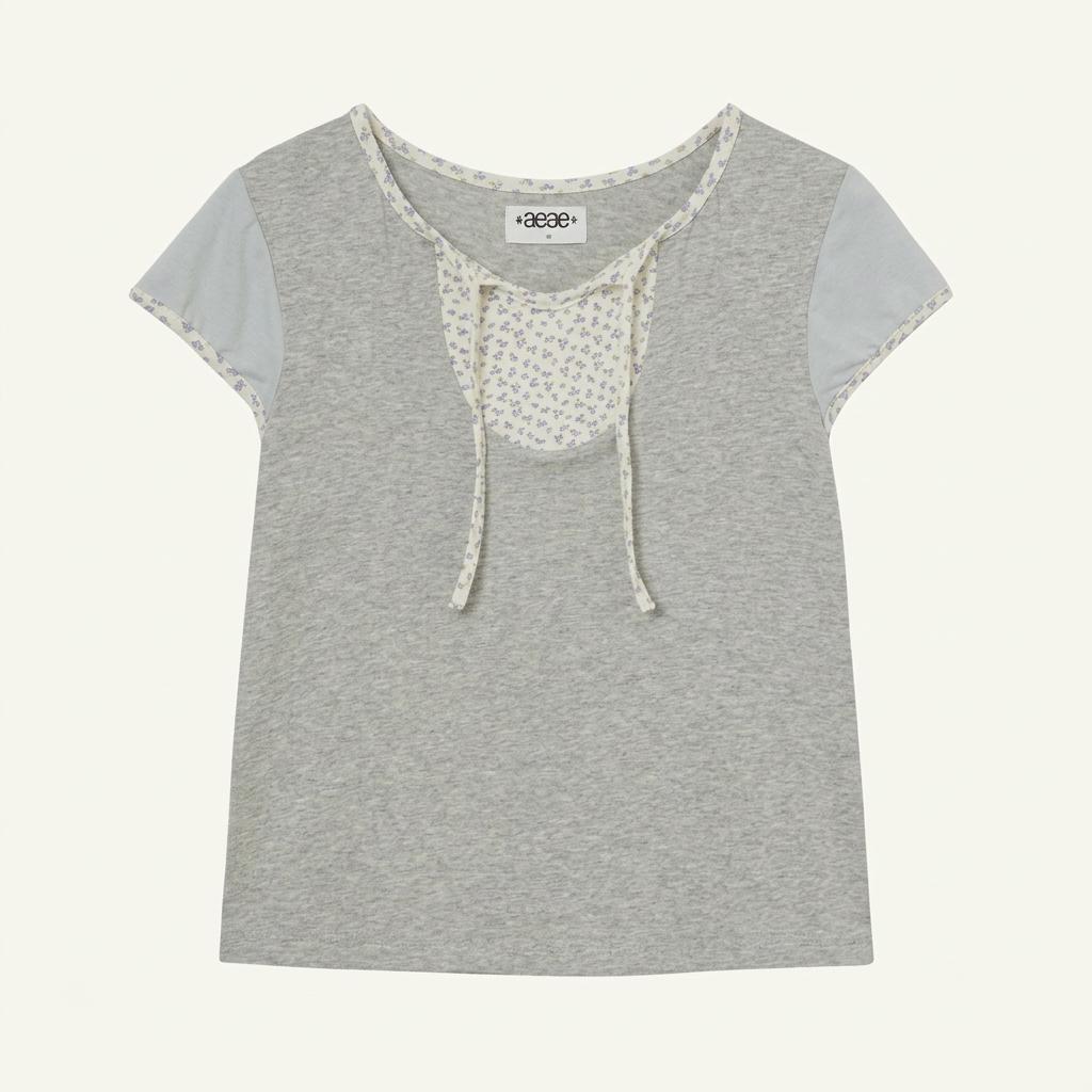 aeae flower block tee 1