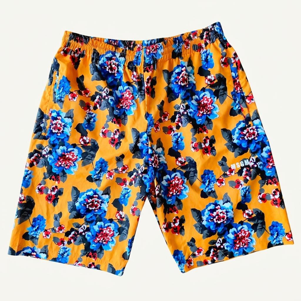 남성MSGM 밀라노 플라워 패턴 반바지 50 1