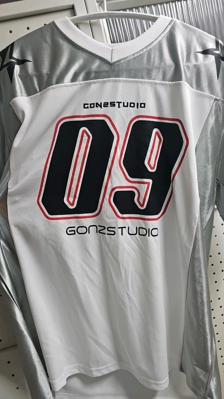 GONZSTUDIO 그래픽 배색 반팔 티셔츠 3