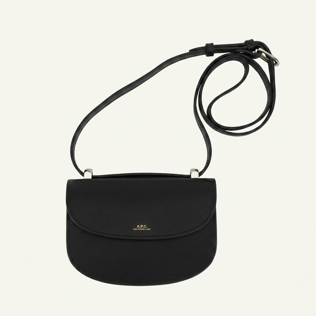 A.P.C. 제네바 사피아노 미니 블랙
