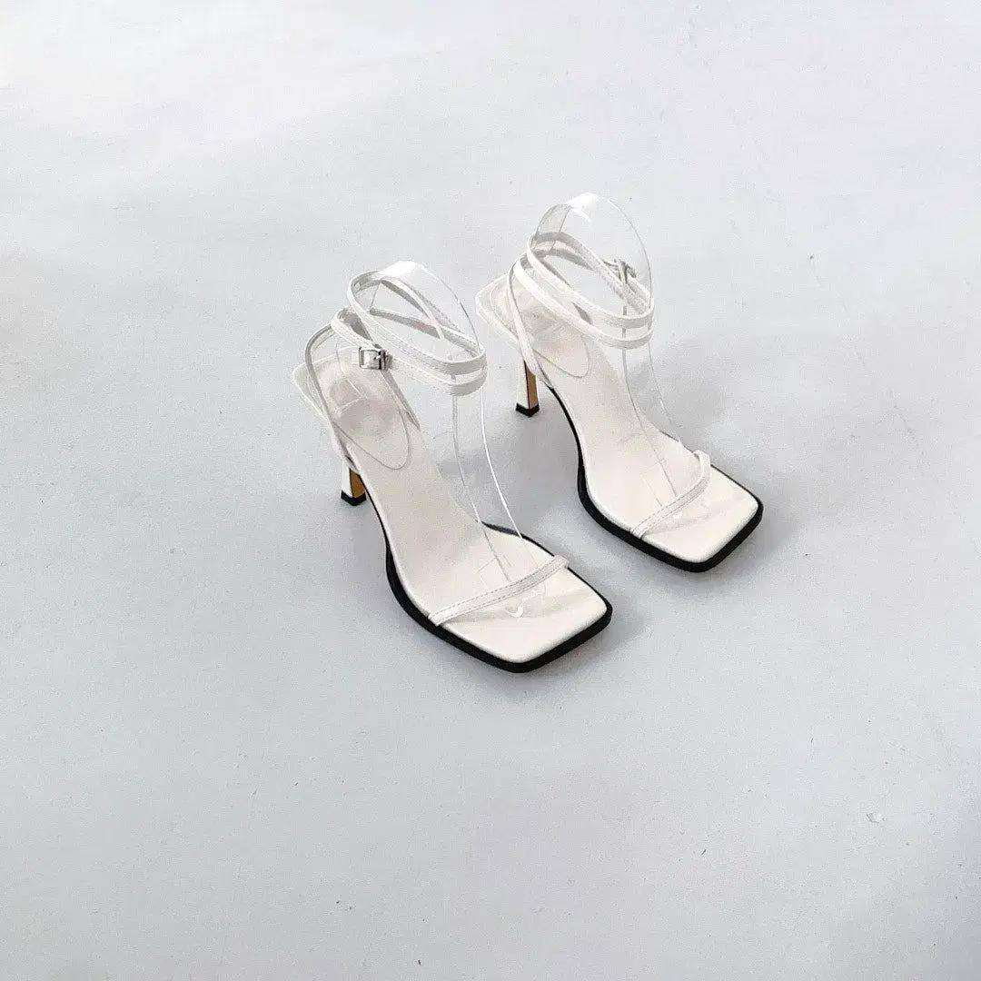 #753 투스트랩 8.5cm 샌들 245 아이보리 2
