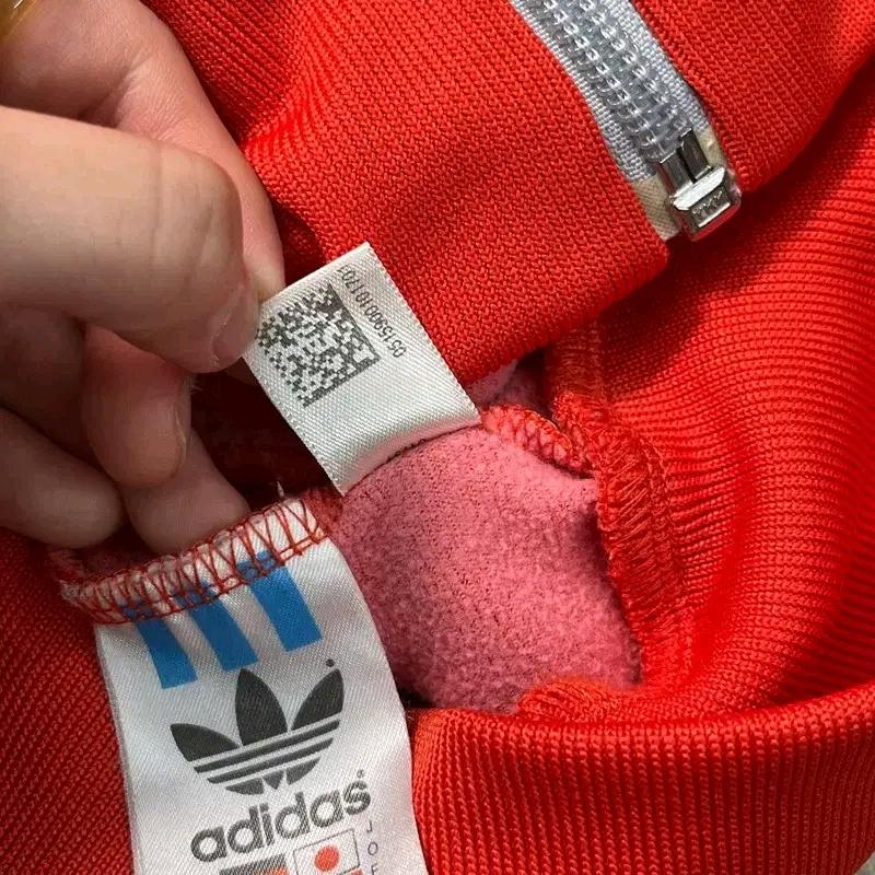 ADIDAS 오리지날클럽 트랙탑 오렌지 M 7