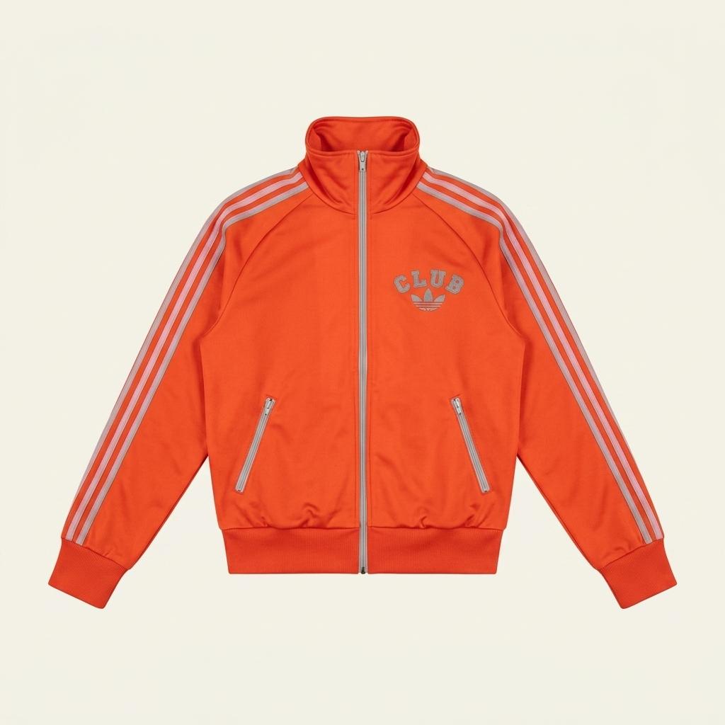 ADIDAS 오리지날클럽 트랙탑 오렌지 M 1