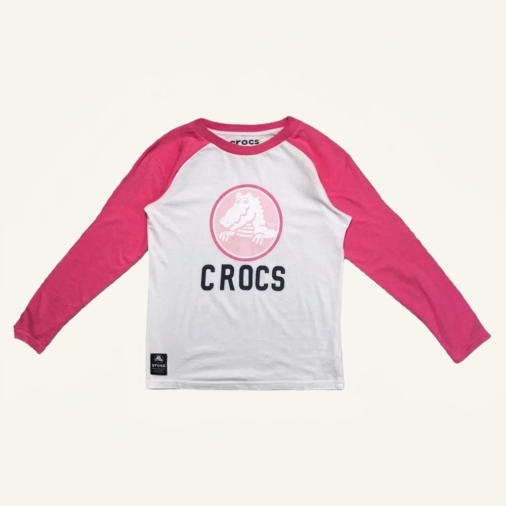 CROCS 레글런 롱슬리브 핑크 150 1