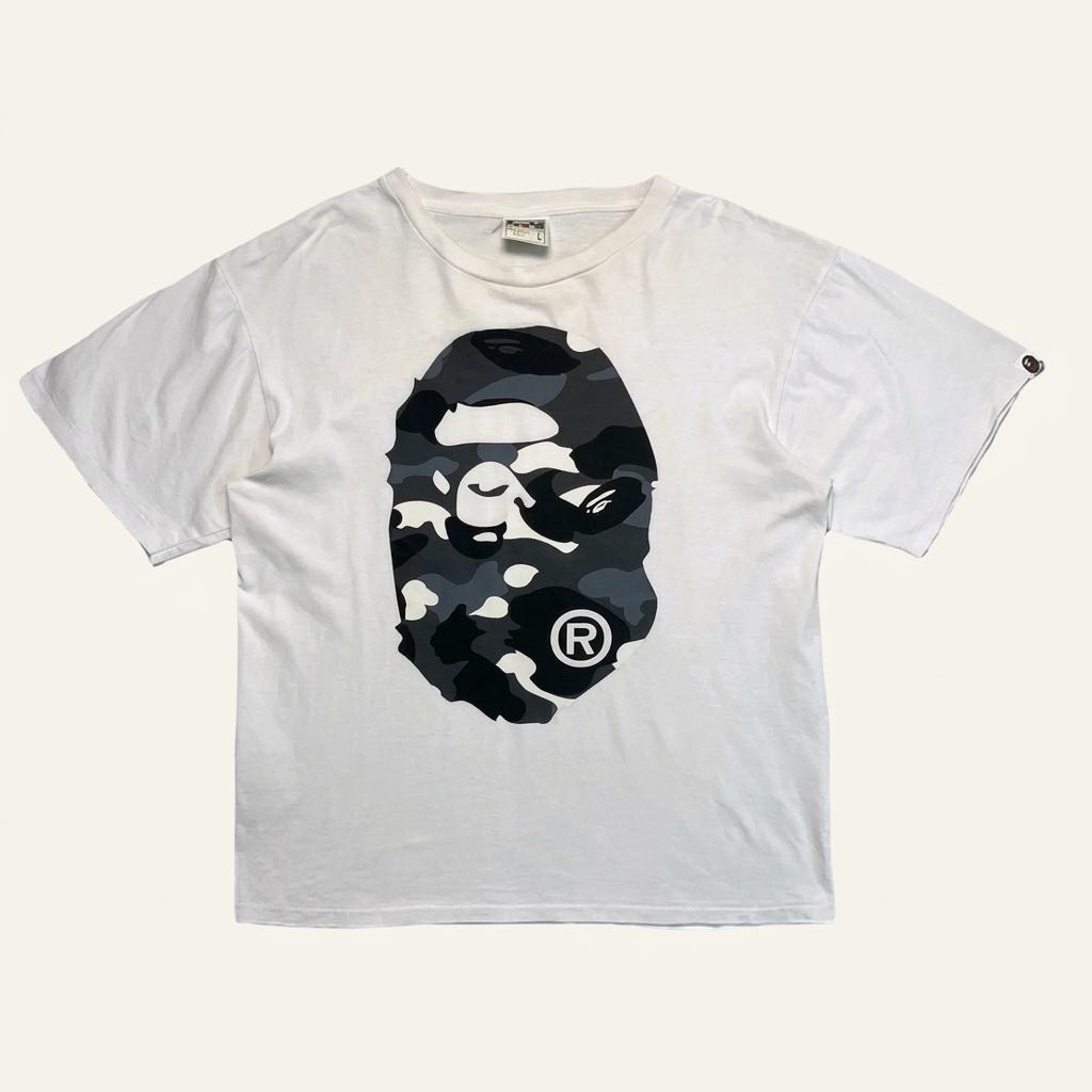 A BATHING APE 빅헤드 카모 티셔츠 L 1