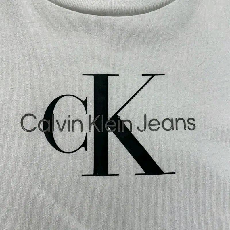 CALVIN KLEIN Jeans 크롭 프린팅 반팔티 S 5