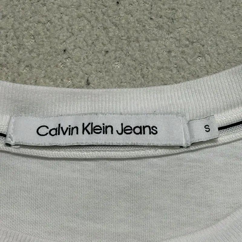 CALVIN KLEIN Jeans 크롭 프린팅 반팔티 S 7