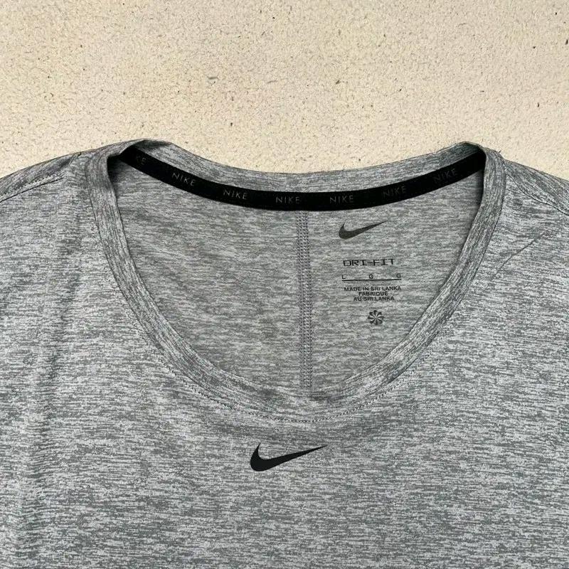 NIKE 드라이핏 롱슬리브 그레이 L 5