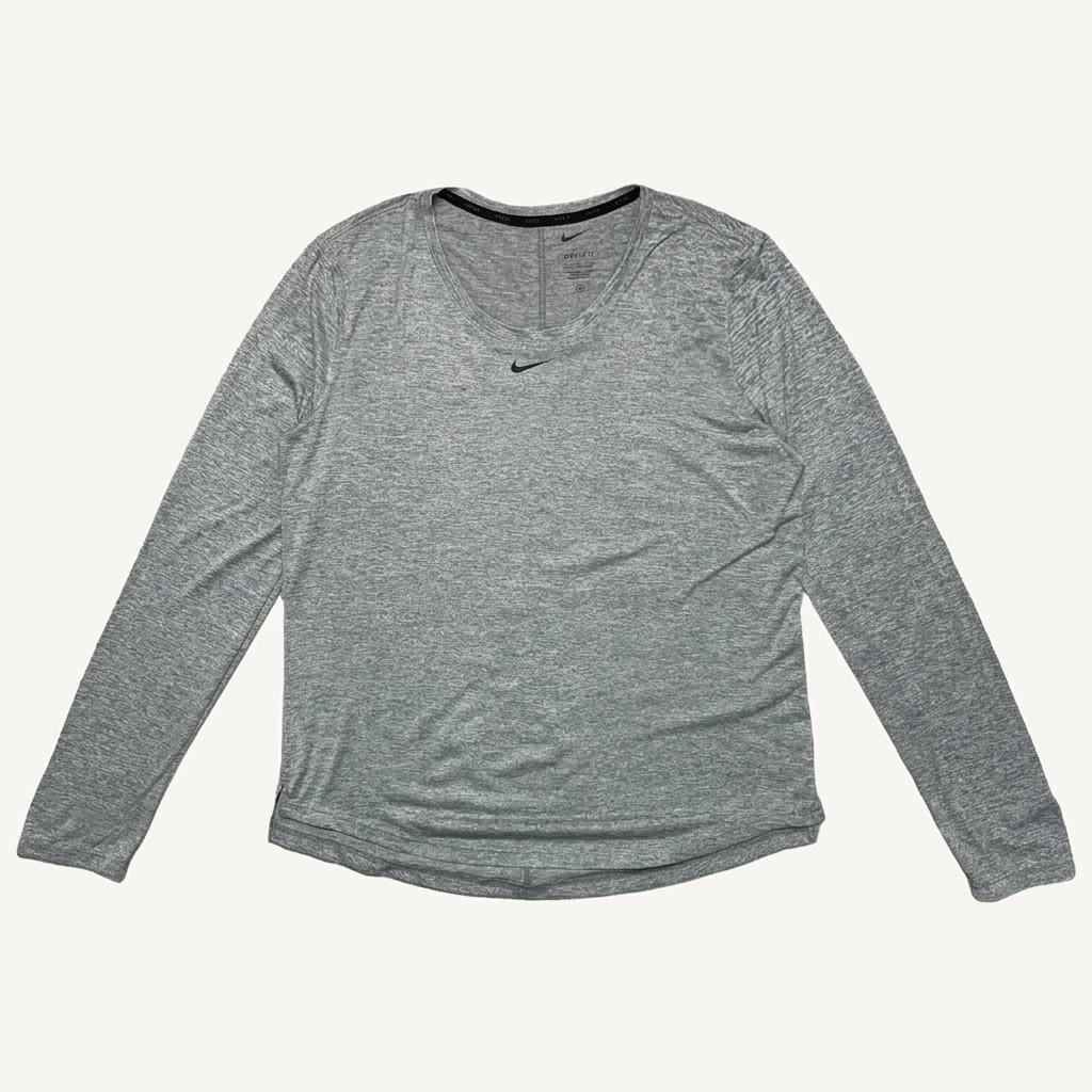 NIKE 드라이핏 롱슬리브 그레이 L 1