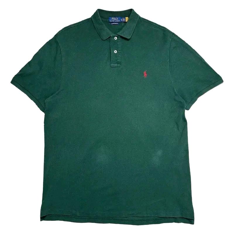 POLO RALPH LAUREN 커스텀핏 pk 반팔티 그린 XL 2