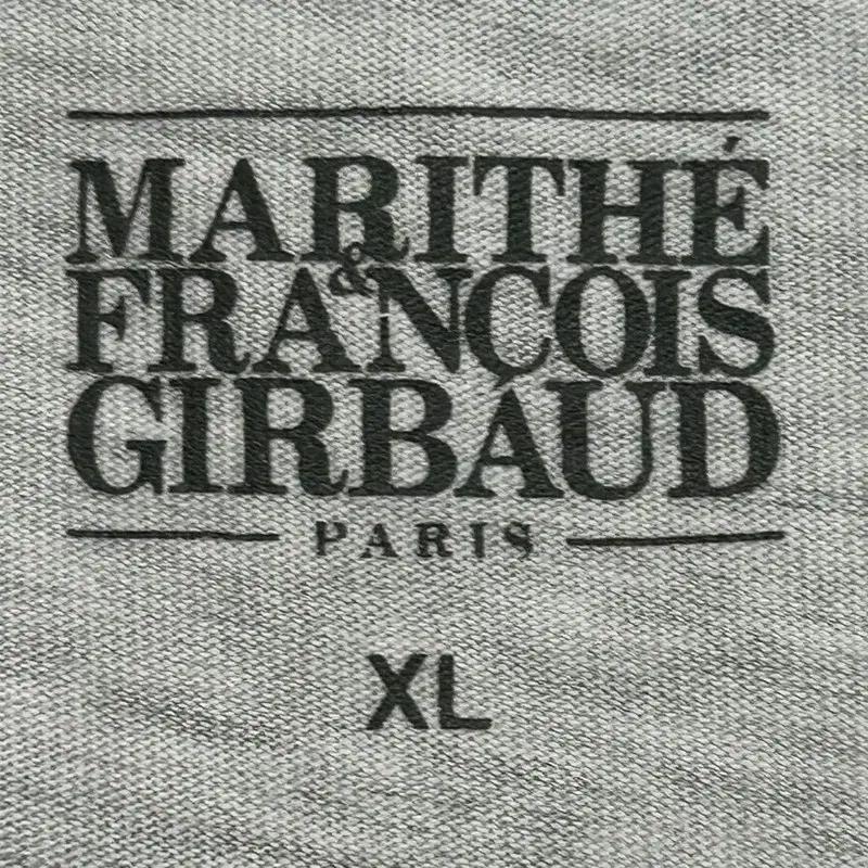 MARITHE FRANCOIS GIRBAUD 레터링 로고 반팔티 XL 7