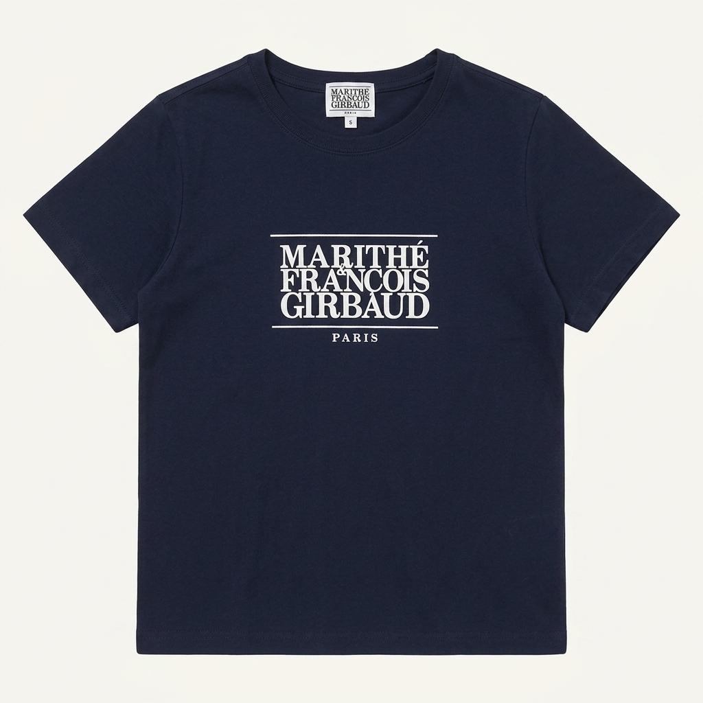 MARITHE FRANCOIS GIRBAUD  반팔티 네이비 S 1