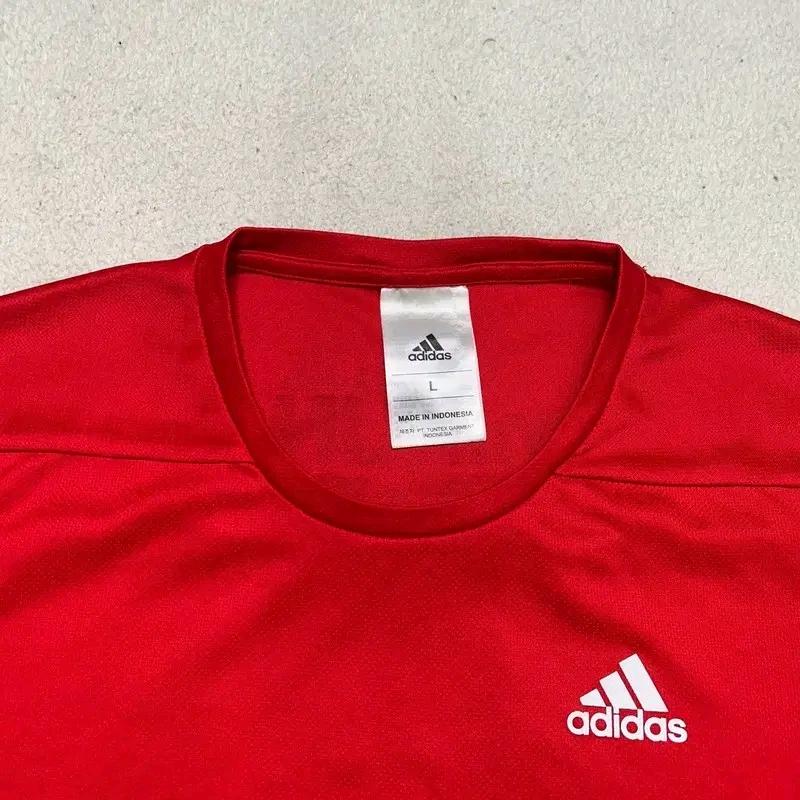 ADIDAS 기능성 티셔츠 레드 L 6